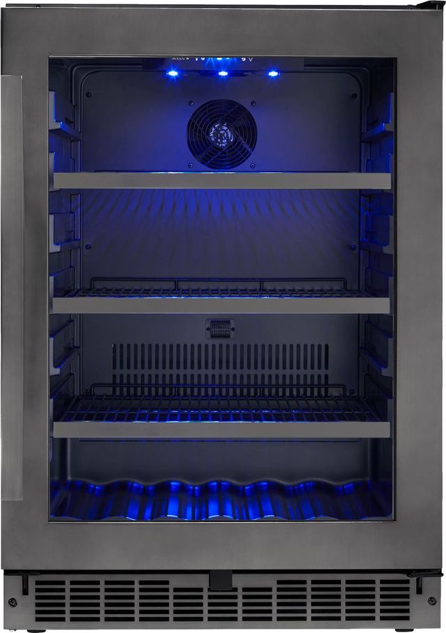 Silhouette® Prague 24" Black Beverage Center 
