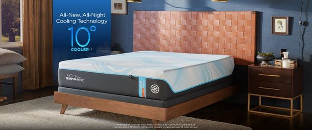 Tempur-Pedic® TEMPUR-LuxeBreeze® 13" TEMPUR-Material™ Firm Smooth Top Twin XL Mattress-1