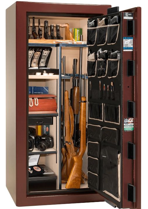 Liberty Safe Magnum Series Burgundy Marble 50 Mechanical Gun Safe-2