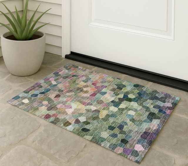 Dalyn™ Rug Company Kaleidoscope KL1 Cactus 5'x8' Area Rug-2