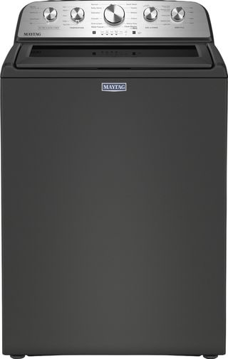 Maytag® 4.8 Cu. Ft. Volcano Black Impeller Top Load Washer with Extra Power and Pet Pro Option