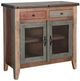 International Furniture Direct Antique Brown Server-0