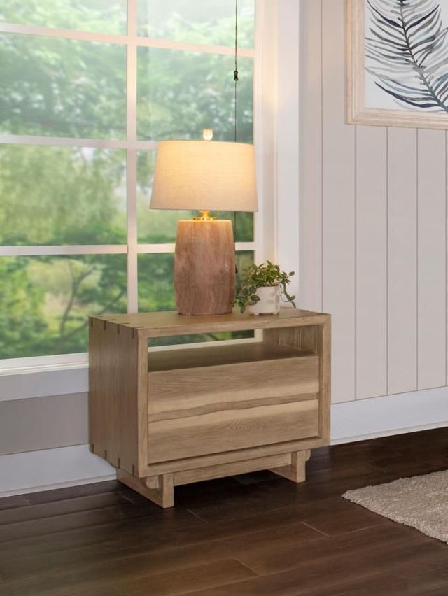 Coaster® Stillwater Weathered Oak Nightstand-1