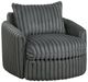 Homelegance® Tomball Dark Gray Swivel Accent Chair-0