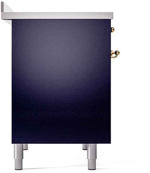 Ilve® Nostalgie II Series 40" Midnight Blue Pro Style Induction Range-3