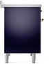 Ilve® Nostalgie II Series 40" Midnight Blue Pro Style Induction Range-3