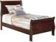 Signature Design by Ashley® Alisdair 4-Piece Dark Brown Twin Sleigh Bed Set-1