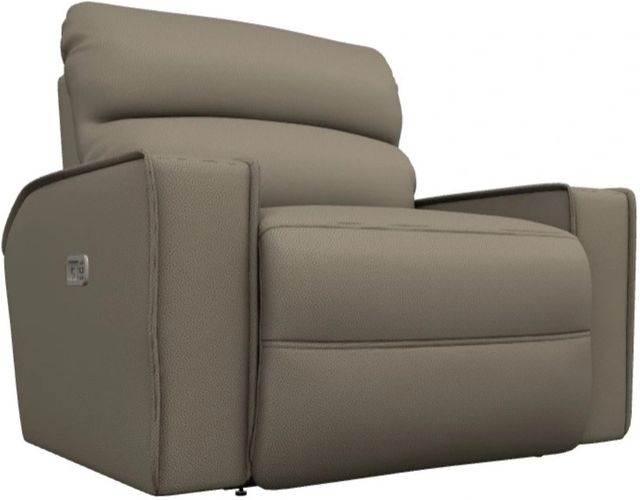 La-Z-Boy® Maddox Fossil Power Reclining Chair and a Half with Headrest and Lumbar-0
