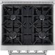 VEZENI Reminiscia 30" Stainless Steel Pro Style Gas Range-4