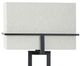 StyleCraft Tabby Black Floor Lamp-1