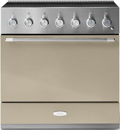 AGA™ Mercury 36" Stainless Steel Pro Style Induction Range with Fawn Door-0