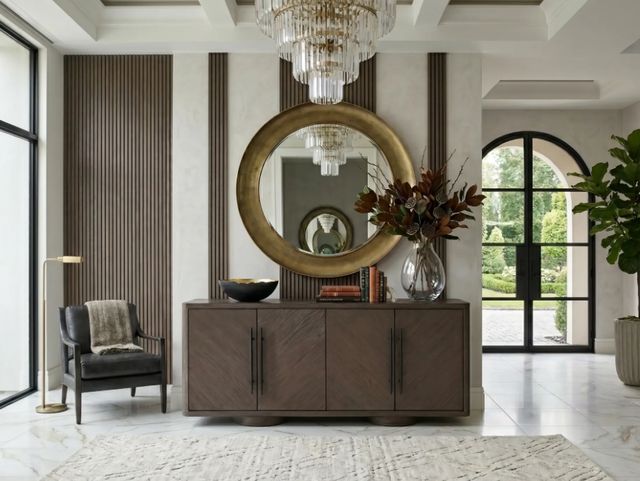 Sunny Designs™ Malibu Weathered Rum Long Cabinet-1