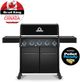 Broil King® Baron 520 Pro Shadow 5-Burner Black Freestanding Liquid Propane Grill-4