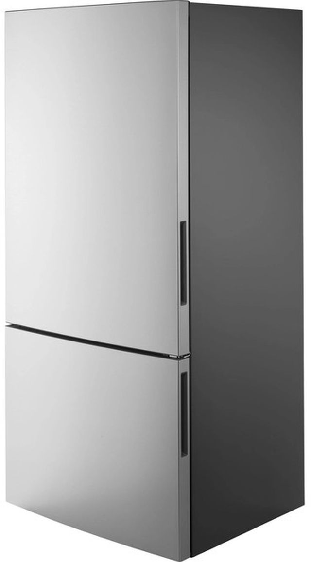 GE® 31 in. 17.7 Cu. Ft. Stainless Steel Counter Depth Bottom Freezer Refrigerator-4