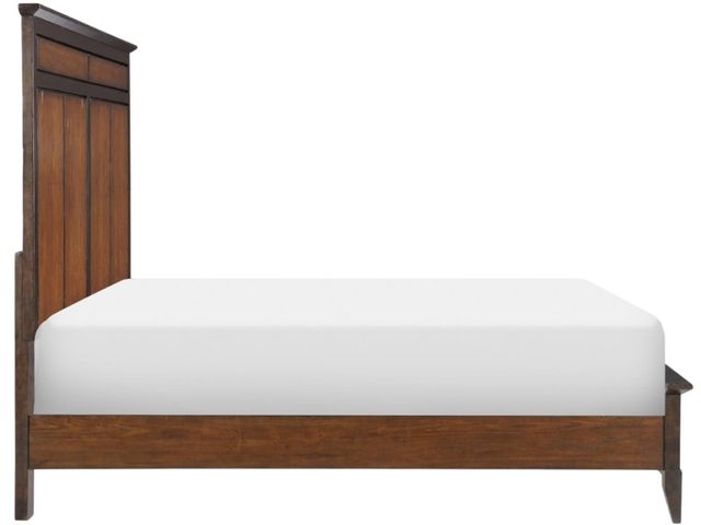 Legacy Classic Fenmore Dark Mocha/Distressed Cherry Queen Panel Bed-3