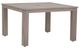 Sunset West Laguna Driftwood Metal Square Outdoor Dining Table-0