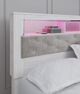 Signature Design by Ashley® Altyra White Queen Upholstered Panel Bookcase Headboard-1