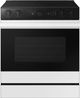 Bespoke White Glass Slide In Electric Range w/ Air Fry + TRAY INCLUDED, Meat Probe, Convection, Air Sous Vide, Convection Roast & Internal Camera-0