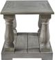 Elements International Ivan Smoke Grey End Table-1