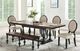 Winners Only® Torrance Brown/Ebony Dining Bench-2