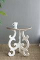 A & B Home Versail White Accent Table-3