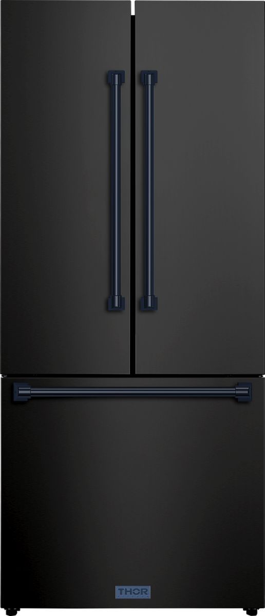 Thor Kitchen® Gordon Ramsay Series 30 in. 17.7 Cu. Ft. Matte Black Counter Depth French Door Refrigerator-0