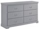 Mazin Furniture Seabright Gray Dresser-1