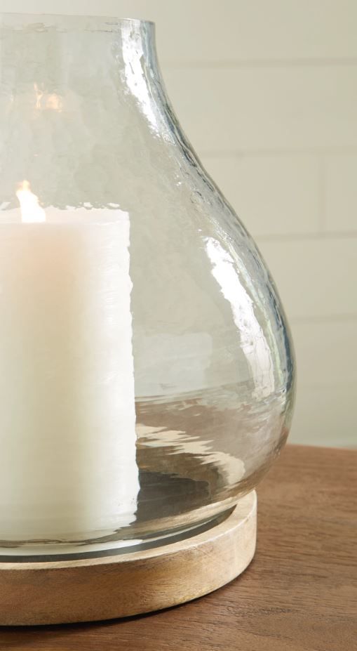 Signature Design by Ashley® Adalisen Brown/Clear Candle Holder-2