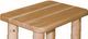 Best Craft Furniture W27 White Cedar Side Table with Shelf-1