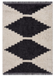 Olliix by Madison Park Amanda Black/Ivory Modern Area Rug-0