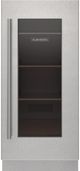 Sub-Zero Stainless Steel Glass Door Panel - Tubular Handle, Right Hinge-0