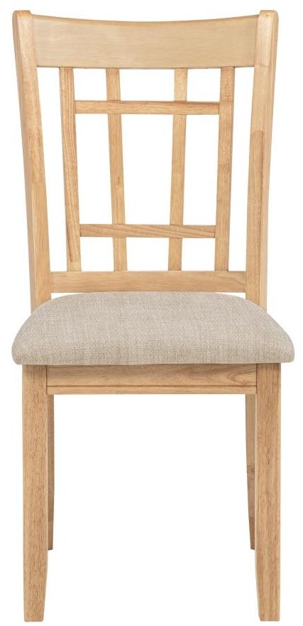 Coaster® Lavon 2-Piece Light Oak/Linen Dining Side Chair Set-3