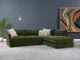 Jonathan Louis International Leon 2-Piece Green L-Shaped Sectional Sofa Chaise-1
