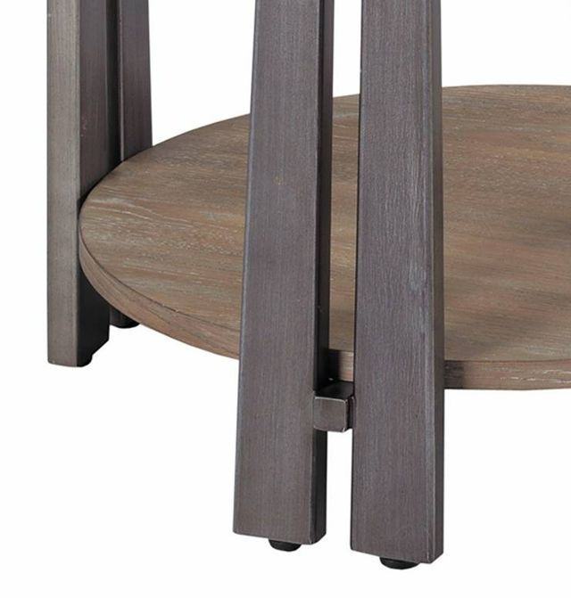 England Furniture Pasadena White Oak Round End Table-1