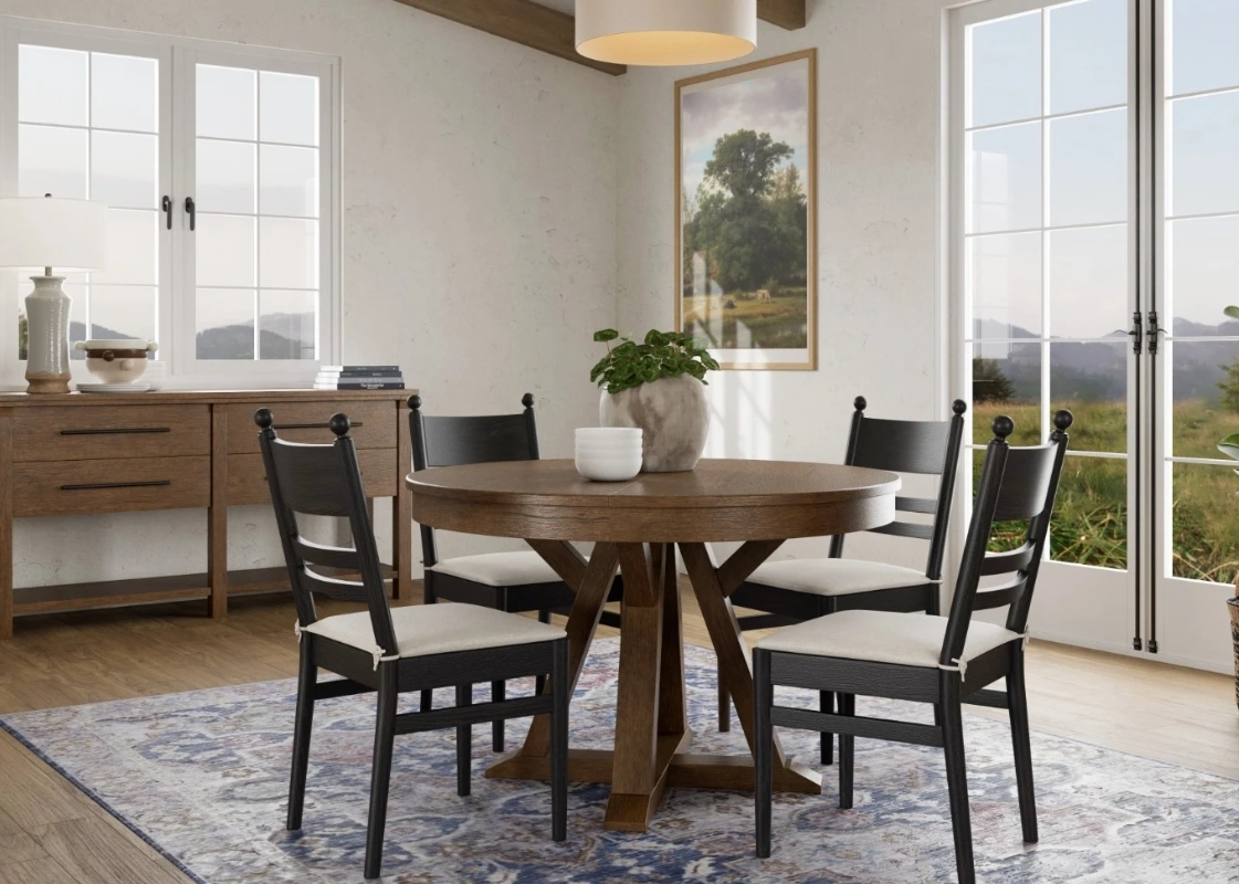 Riverside Furniture Calhoun Ladderback Side Chair - Thumbnail 4