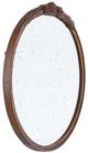 A & B Home Bingley Brown Round Mirror-0
