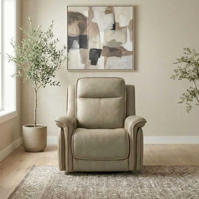 Liberty Furniture Cora Aline Cashmere Swivel Glider Triple Power Recliner-1