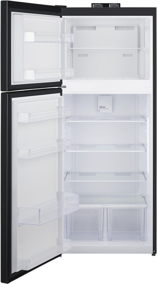 Summit® 28" 14.3 Cu. Ft. Black Counter Depth Top Freezer Refrigerator-2