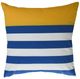 Stylecraft Dann Foley Lifestyle Blue/White/Yellow Pillow-0