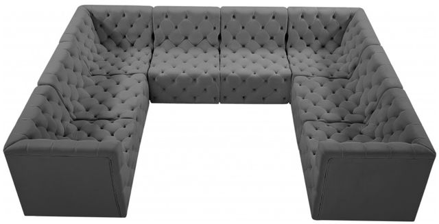 Meridian Furniture Tuft 8-Piece Grey Modular Sectional Set-2