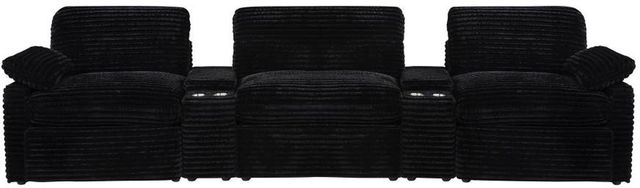 Coaster® Collins 5-Piece Black Power Reclining Home Theater-4