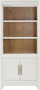 aspenhome® Alexander White Door Bookcase-2
