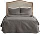 Olliix by Madison Park 3 Piece Dark Grey King Quebec Fitted Bedspread Set-0