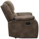 Homelegance® Fairview Brown Reclining Chair-4