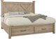 Artisan & Post by Vaughan-Bassett Cool Rustic Clear Maple California King Panel Storage Bed-0