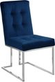 Meridian Furniture Alexis Navy Velvet Dining Chair-0