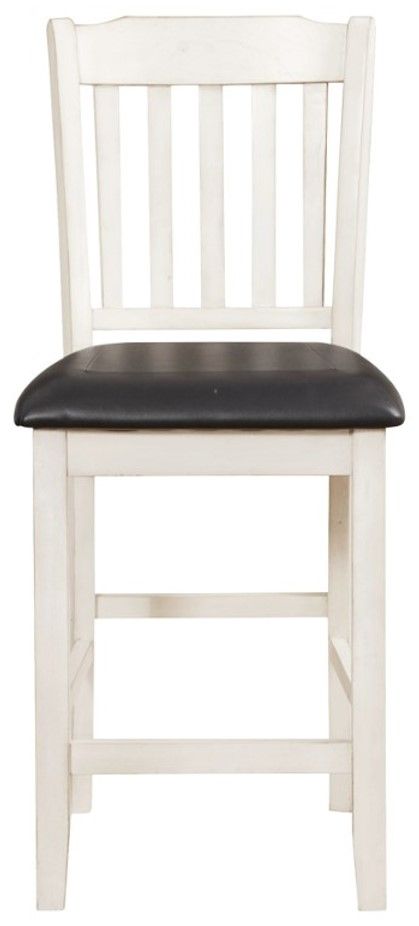 Homelegance® Kiwi Dark Brown/Whitewash Counter Chair-2