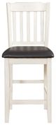 Homelegance® Kiwi Dark Brown/Whitewash Counter Chair-2