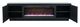 Legends Home Stardust Seal Skin Black 89" Fireplace TV Console-4