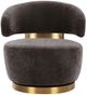 TOV Furniture Austin Storm Gray Swivel Accent Chair-2